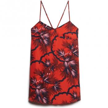 Short dress senza maniche Superdry Rosso Matsu Cloral XS