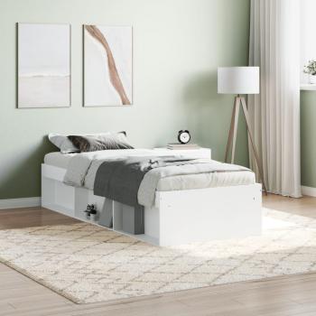 Cama Individual Capadocia 6 Módulos Blanco 75x190 cm