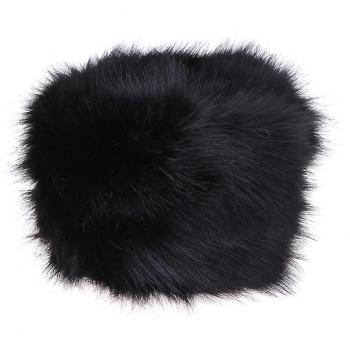 Tinksky 1 Sombrero de Piel para Dama Negro