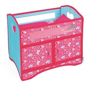Lit Armoire Poupée Birdy Paradise Rose