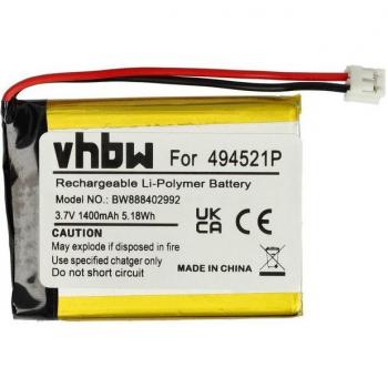 Alimentation 1400 mAh pour Moniteur Bébé Oricom Secure – 3,7 V Li‑poly