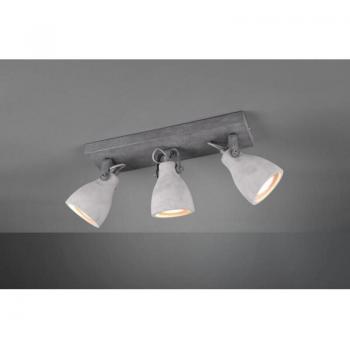 Verstellbare Betonlampe mit 3 Spots