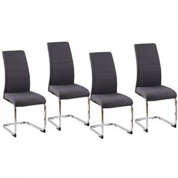 HTI-Line Esszimmer Schwingstuhl SallyC Grau