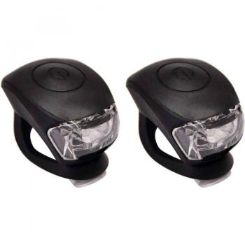 Kit d'Éclairage LED Noir 2 Feux Rouge et Blanc 2 Positions