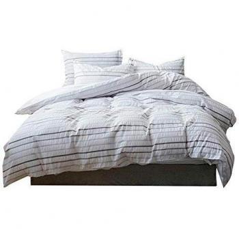 Copripiumino Seersucker Umi 135x200+1x80x80cm, 100% Cotone