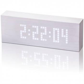 Weißer Klick-Uhr-GK03W13 von UMessage