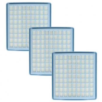 Filtre HEPA VHbw 3x – Compatibilité Miele S168, S166 Cat & DogG Mini 1500, S168 Allergy Hepa Mini 1400