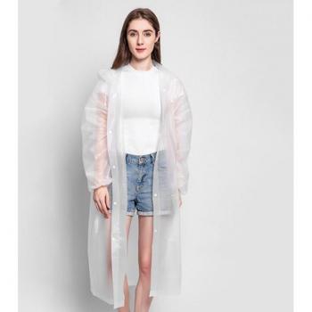Traje de lluvia grueso de PEVA con capucha