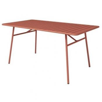 Table de jardin métal L.160 cm