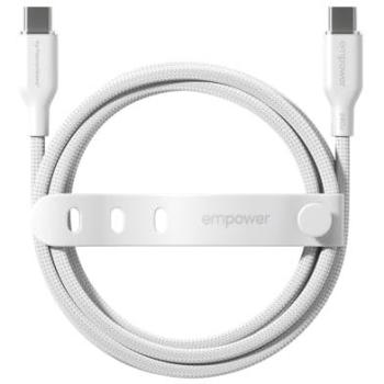PanzerGlass Empower 240W USB‑C to USB‑C 2 m – Silvery White
