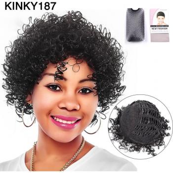 Heat Resistant Synthetic Fiber Braided Wig