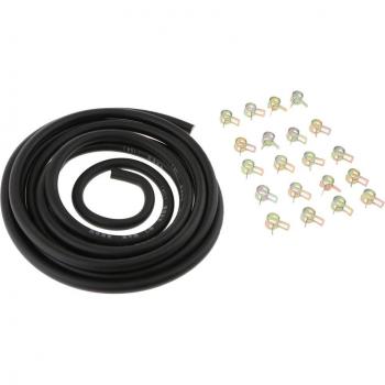3 Meters Fuel Line 1/4 Inch ID with 20 Hose Clamps for Small Engines