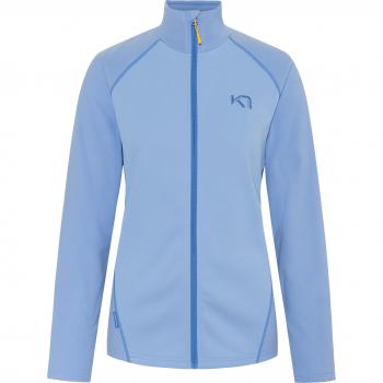 Kari Traa Damen Trainingsfleece mit Vollzipper, Farbe Hellblau, L