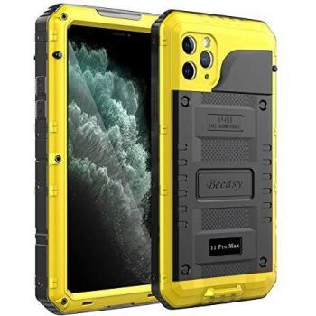 Beeasy Subacquea iPhone 11 Pro Max Giallo, Resistente a Cadute
