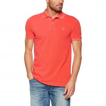 Gant Polo de Piqué Sunbleached, Hombre, Rojo (Chrysanthemum Red), XX-Large