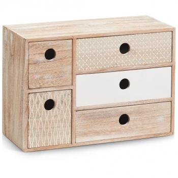 5‑teiliges Nordic Schubladenelement (Zeller 15111) – Natur-MDF
