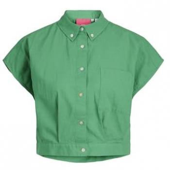 Camisa JJXX Penny para Mulheres na Cor Verde Médio