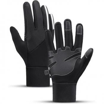 Windproof Touch Screen Winter Cycling Gloves for Men with Non-Slip Grip
