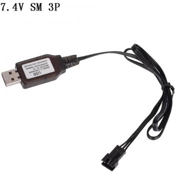Chargeur Li‑Ion 6,4 V / 7,4 V SM‑3P – Accessoire RC