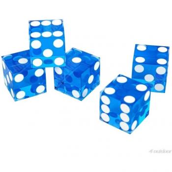 Set de 5 Dados de Acrílico D6 19mm