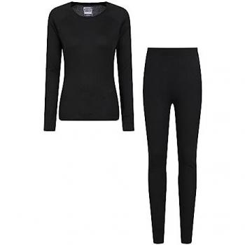 Tenue thermique femme Talus noire Mountain Warehouse