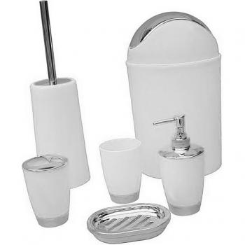 8-Color 6-Piece Bathroom Accessories Set