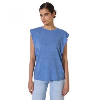 Blouse en lin à volants