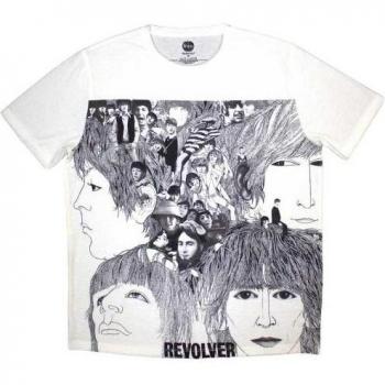 Beatles Unisex T-Shirt Revolver M in Weiß