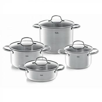 Set di pentole Fissler San Francisco 4 pezzi, acciaio inox