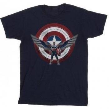T-shirt Marvel pour enfants avec Captain America et Falcon, taille 12-13 ans