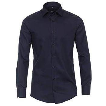 Businesshemd VENTI Herren Blau – 100 % Baumwolle, Größe 37, Normalgröße