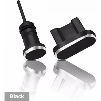 Puerto de Carga y Conector de Auriculares 3.5mm Metálico (2 uds) para Android y iPhone