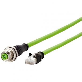 Metz Connect 142M4D25050 M12 Patch Cable 5m