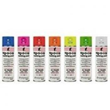 Spray de marquage fluo 650 ml pour chantier