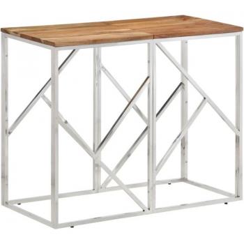 Acciaio e Legno: Consolle d’Ingresso
