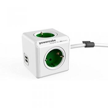 Allocacoc Ciabatta multipresa PowerCube esteso usb (4 x, CEE 7/3, 1.50 m)