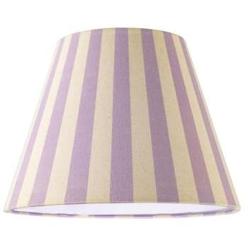 Oatmeal & Lilac Linen Striped Cooling Shade, 10 inches