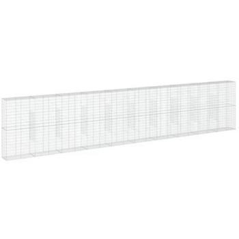 Cage Gabion 1000×50×200 cm avec Couvercle – Vidaxl
