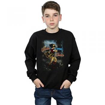 DC Comics Wonder Woman Bombshell Sweatshirt 12-13 Years Black