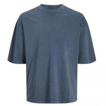 Camiseta de Manga Curta Jack & Jones JJECHARGE Indigo