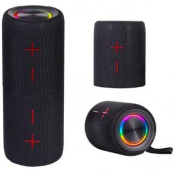 Trevi Diffusore XR-8A44 Double, Altoparlante Amplificato Portatile 10W x 2, Wireless, Micro SD, Aux-In, Audio Wireless 5.3, IPX5, Batteria Integr