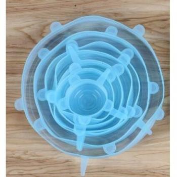 Kit de 6 films étirants en silicone pour emballage alimentaire