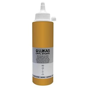 Gold Gloss Acrylic Paint 250ml – Lukas Cryl Studio