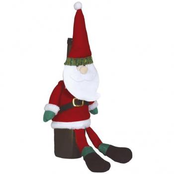 Cubre Botellas Papá Noel decorativo 45 cm