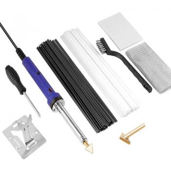 Kit de soldadura de plástico con soporte y cepillo