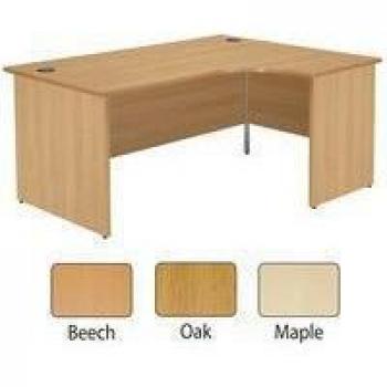 FF Jemini 1200mm Left Hand Panel End Radial Desk Beech