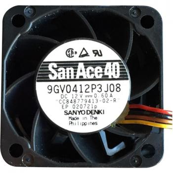 Sanyo 9GV0412P3J08 4028 40x40x28mm 12V 0.6A Cooling Fan