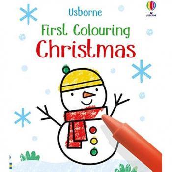 First Colouring Christmas Paperback Book