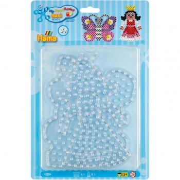 Hama Perlen Bügelperlen Hama Blister mit 2 Maxi-Stiftplatten