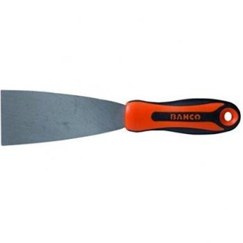 Espátula Técnica Eurotools 120 mm, Mango Bimaterial, Hoja de Metal Templado